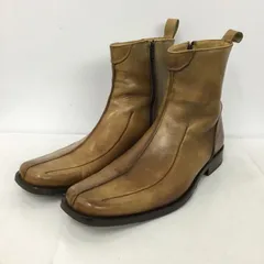 TETE HOMME テットオム ブーツ ショートブーツ サイドファスナー 42 レザーのサムネイル