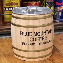 BLUE MOUNTAIN COFFEE 木製樽型収納ボックス - メルカリ