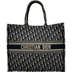 ChristianDior ディオール ブックトート ミディアム オブリーク - メルカリ