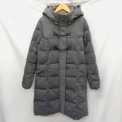 LIMITEDEDITIONbyATSUROTAYAMA フードライナー付き異素材切り替えダウンコート グレー 36（Ｓ相当） ◇○のサムネイル