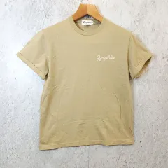 Gymphlex ジムフレックス Tシャツ カットソー コットン ジャージー ジムフレックス クルーネック Tシャツ ベージュ Mサイズ ◎_〇□☆のサムネイル