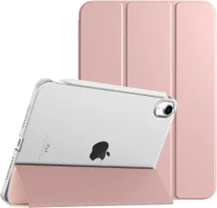 iPad Mini A17 Pro ケース iPad  iPad Mini6 ケース TiMOVO iPad mini 第7/6世代 カバー 8.3インチ  三つ折り スタンド PencilPro/第2世代ワイヤレス充電 オートスリープ 薄型 ローズゴールド