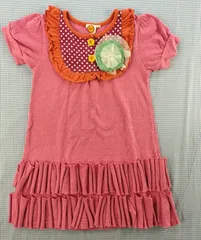 ミルデベリー MIL DE BERRY ワンピース 半袖 110cm 子供服 中古のサムネイル
