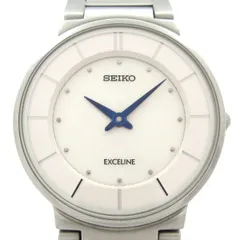 SEIKO(セイコー) 腕時計 EXCELINE(エクセリーヌ) 4J40-0AE0 レディース SS 白
