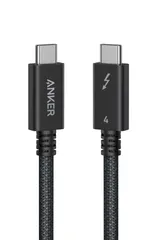 USB-C ケーブル USB-C Thunderbolt 4 (240W 40Gbps) 1.0m & ブラック 8K映像出力 40Gbps超高速データ転送 240W急速充電対応 iPhone Prime 16 / 15 シリーズ MacBook Anker 