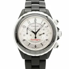 シャネル J12 スーパーレッジェーラ H2039 シルバー文字盤腕時計 メンズのサムネイル