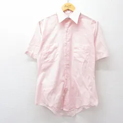 M/古着 アロー 半袖 シャツ メンズ 90年代 90s IRREGULAR 薄ピンク 26apr10のサムネイル