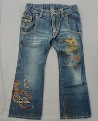 WASK ワスク デニムパンツ 長ズボン 120cm 子供服 中古のサムネイル