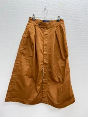 30. Gymphlex ジムフレックス　ロングスカート　ブラウン　オーガニックコットン　Sサイズ チノスカートのサムネイル