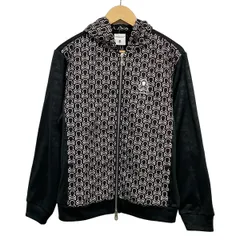 MARK&LONA(マークアンドロナ) ブルゾン サイズ46 XL メンズ美品  黒×白 ジップアップ/冬物/新品タグ付きのサムネイル
