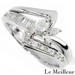 新品仕上済】 サファイア 0.52ct ダイヤモンド 0.24ct プラチナ Pt900