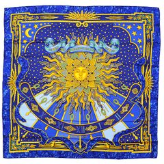 ✨超美品✨エルメス カレ 今日一日を楽しむ 太陽 月 星 - メルカリ