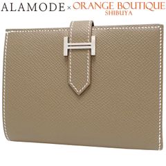 SALE！【新品】レア！HERMESべアンコンパクト 二つ折財布 エトゥープ 