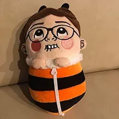 【中古】 HIKAKIN ヒカキン ブンブンみつばち ハチキン オレンジ ぬいぐるみのサムネイル