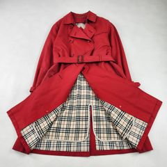 美品 現行品 バーバリーロンドン アーカイブロゴ チェック トレンチコ