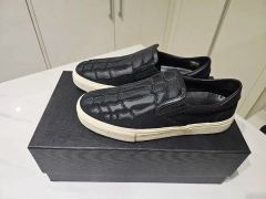 美品✨】BUSCEMI ブシェミ イントレチャート レザー スニーカー 黒 