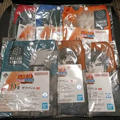 一番くじ　ナルト　紡がれる火の意思　D賞　サコッシュ　6枚セット　イタチ　サスケ　ナルト　カカシ　我愛羅