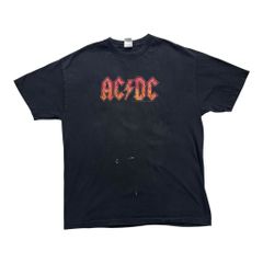 AC/DC バンドTシャツ ロゴ＆サンダーボルト AAAボディ XL - メルカリ
