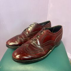 フローシャイム インペリアル 78020 ロングウィングチップ 黒 7 3E