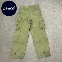 P3348 60s フランス軍 M47 ヘリンボーンツイル カーゴパンツ 後期型 