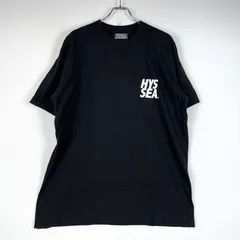 【中古品】 HYSTERIC GLAMOUR ヒステリックグラマー × WINDANDSEA コラボ BACK LOGO PRINT CREW NECK WDS-HYS-23-AP-Q1-21 プリント Tシャツ  【142-260507-ks-21-tei】