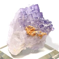 D433-10〕超透明 シトリン 布袋像 布袋様 布袋尊 彫刻 置物 台付き