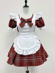Amavel Country Waitress ワンピース リボン ボルドー - メルカリ