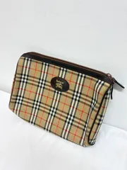 Burberry ヴィンテージ ノバチェックホース クラッチバッグ