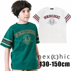 nexchic (ネクシック) 「パッチロゴ付きメッシュ袖Tシャツ」(130-150cm)のサムネイル