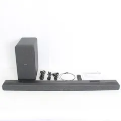【美品】DENON DHT-S517 ブラック サウンドバー ワイヤレスサブウーハー付き Dolby Atmos対応 デノン 本体のサムネイル