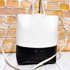 (美品) CELINE(セリーヌ)2wayバッグ バーティカルカバ バイカラー