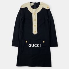 GUCCI セーラー襟 ニットワンピース S（165/88Y）長袖♧ - メルカリ