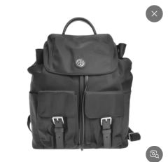 極美品 Tory Burch リュック ブラック ナイロン 通勤 マザーズバッグ 