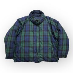 B*V様 90s ラルフローレン ダウン XL ブラックウォッチ 幅広 短丈 チ 