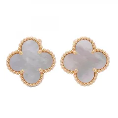 ヴァン・クリーフ＆アーペル(Van Cleef & Arpels) ヴァンクリーフ＆アーペル ピアス  アルハンブラ 18KYG イエローゴールド マザーオブパールレディース P2782977のサムネイル