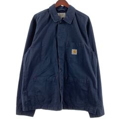 Carhartt カバーオール リップストップ ネイビー - メルカリ