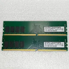 【中古】 SanMax DDR4 16GB(8GB×2) PC4-2666Vのサムネイル