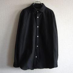 RALPH LAUREN】リネン100% リネンシャツ 黒無地 vintage - メルカリ