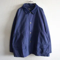 新品未使用！Ralph Lauren Polo カバーオール RALPH LAUREN(ラルフローレン) / カバーオール/L/コットン/BLU/無地