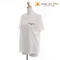 ■ ルシアンペラフィネ lucien pellat-finet Tシャツ 半袖 トップス カットソー スカル ドクロ プリント ロゴ レディース S ホワイトのサムネイル