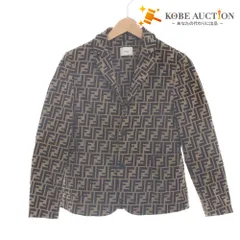 ■ フェンディ FENDI KIDS ジャケット 長袖 アウター ズッカ柄 キッズ ジュニア 子供 12A(150￣160cm相当）ブラウン系のサムネイル