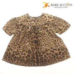 ■ ドルチェアンドガッバーナ Tシャツ 半袖 トップス フリル レオパード ひょう柄 子供服 キッズ ジュニア 9/10(132-143cm） ブラウン系のサムネイル