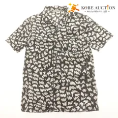 ■ ドルチェアンドガッバーナ シャツ 半袖 トップス 総柄 子供服 キッズ ジュニア 11/12(144-156cm）ホワイト ブラック系のサムネイル