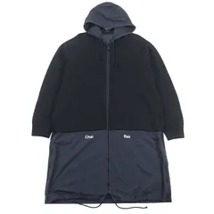 美品○UNDERCOVER アンダーカバー UCX4808 ヨークダウンMIX ロングジップパーカ Nadsat ウール ダウン Polartec サイドジップ コート ブラック 3 日本製 正規品 メンズのサムネイル
