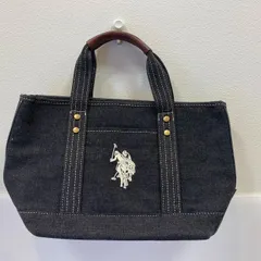 【塩】U.S.POLO ASSN. ユーエスポロアッスン トートバッグ ブラック【23507SK】E07