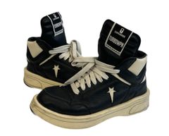 Converse Rick Owens Drkshdw Turbowpn Black Cream (A03945C) Men's Sneakers, Black, Size 28.5cm (101sh-2637)
