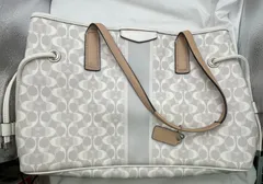▽COACH　コーチ　シグネチャートートバッグ　F29183　角スレあり　10958