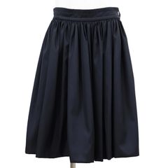 PRADA プラダ ギャザー スカート サイズ 42 レディース ナイロン100