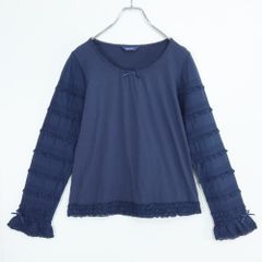 【美品】ピンクハウス★総レース♪かぶせ段々フリルのブラウス ノースリーブ ベージュ系 ブローチ&amp;残布付き♪ z13278 PINK HOUSE - 【美品】ピンクハウス☆総レース♪かぶせ段々フリルの