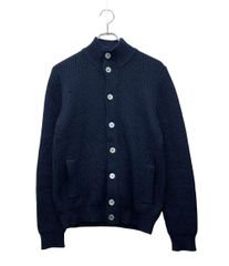 名作 ZANONE ウール100% CHIOTO 48 ネイビー カーディガン - メルカリ
